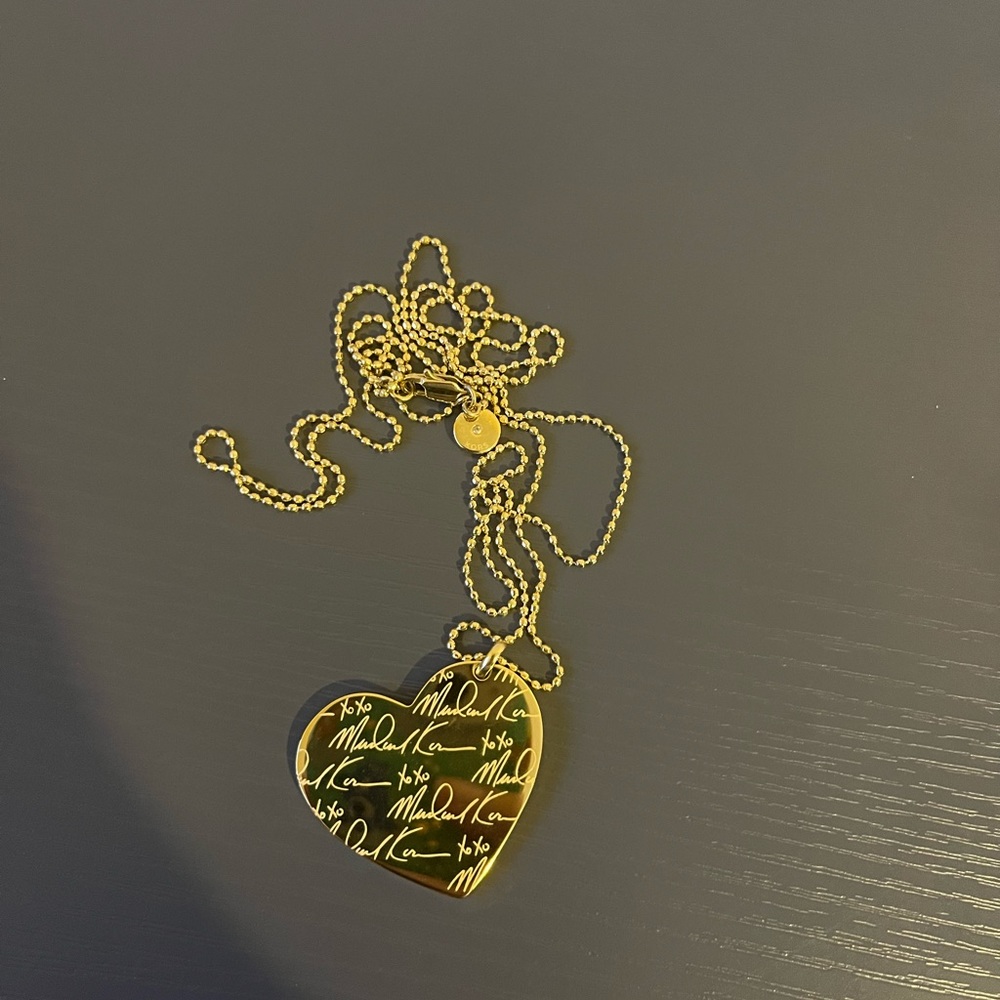 Michael Kors long heart necklace